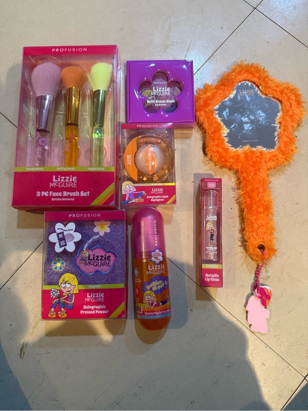 Lizzie McGuire Makeup & Brush Set